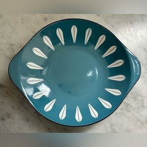 60s Cathrineholm Scampi Dish - Lotus Aqua Blue Excellent Condition